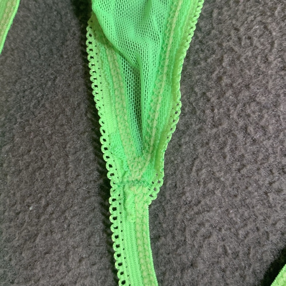 Cute green halter nighty and panty set. Never worn. No brand, no size. See pics - Picture 9 of 9